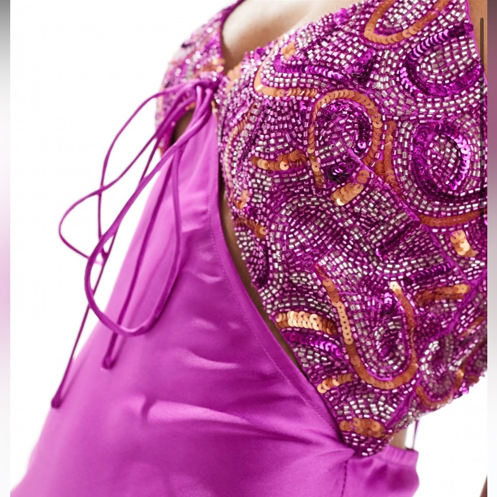ASOS Fuchsia Maxi Dress